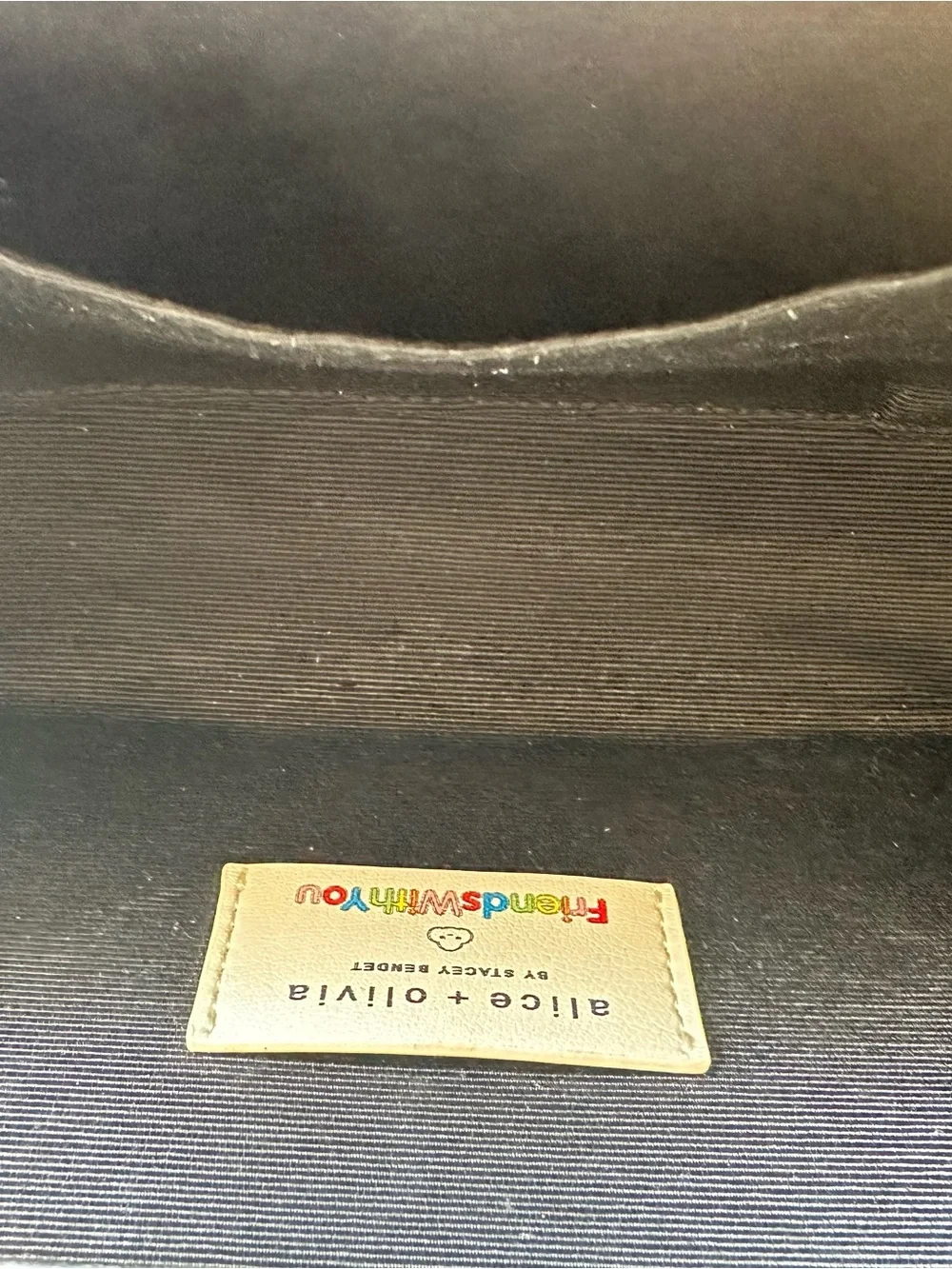 Alice + Olivia x FriendsWithYou Rainbow Beaded Cloud Clutch Bag Rare